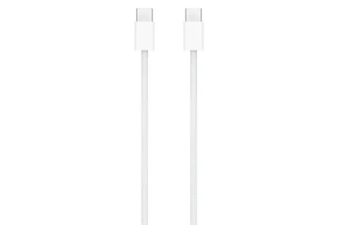 تصویر  کابل شارژ اورجینال اپل Type-C به Type-C